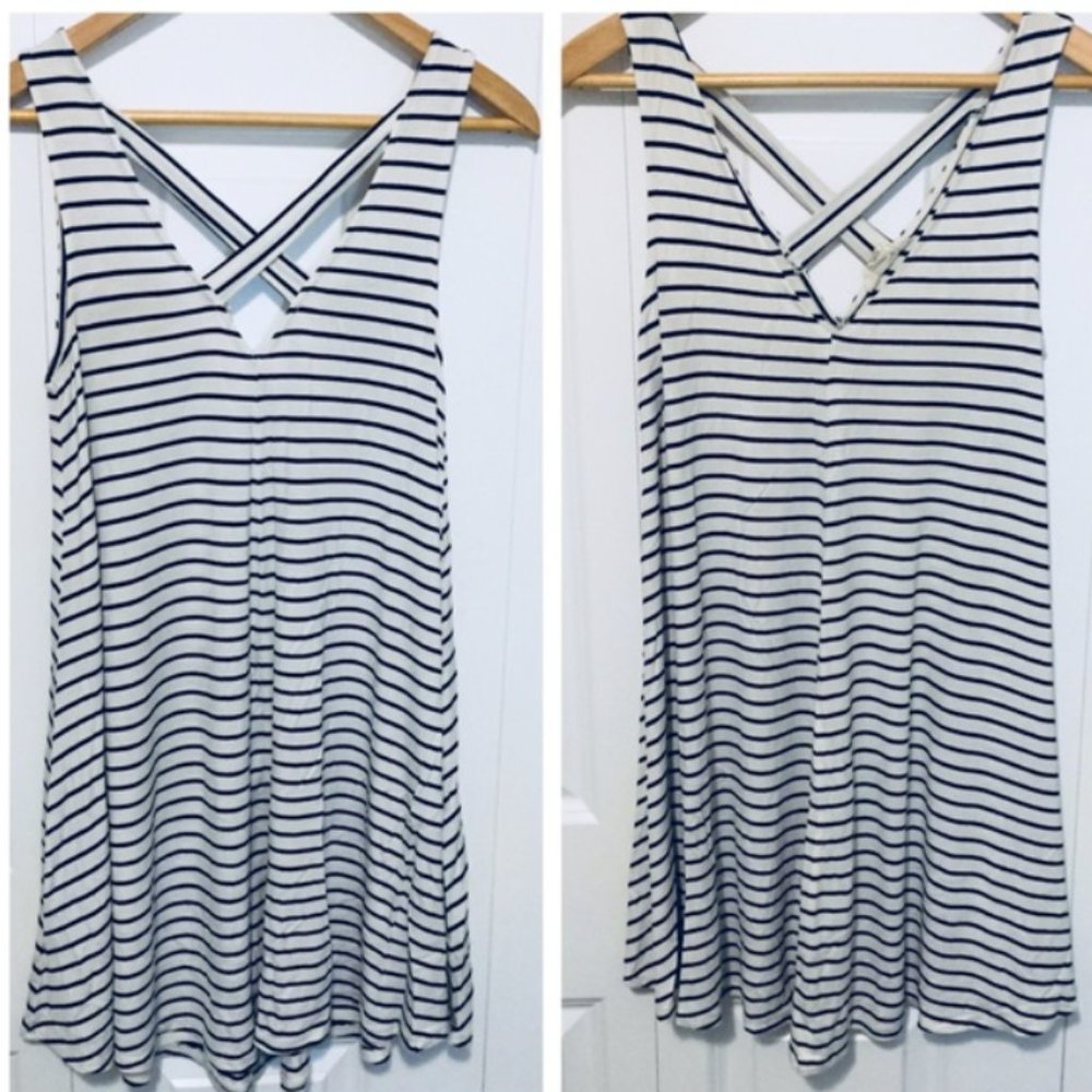 American Eagle Soft & Sexy Striped Swing Dress size xs